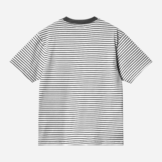 Koszulka bawełniana długa męska Carhartt WIP Coleeen W I031627-1Z9XX M Czarny/Biały (4064958768586) - obraz 2