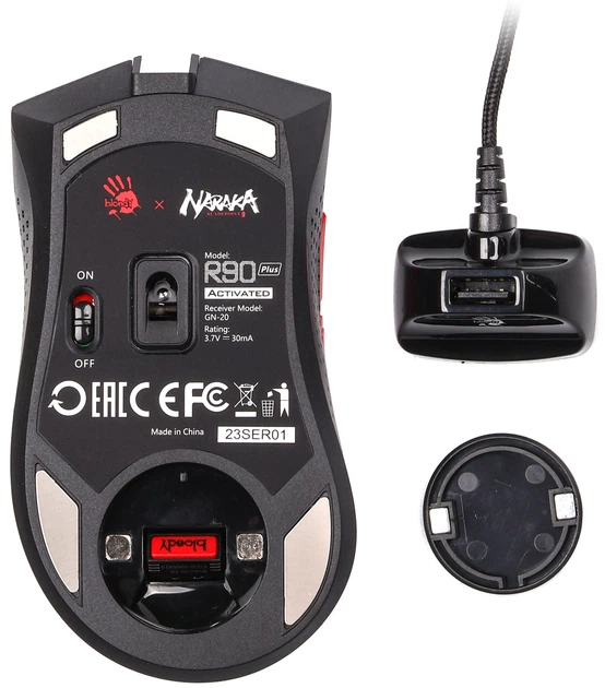 Мышь A4Tech Bloody R90 Plus Wireless Naraka (4711421983136) – фото