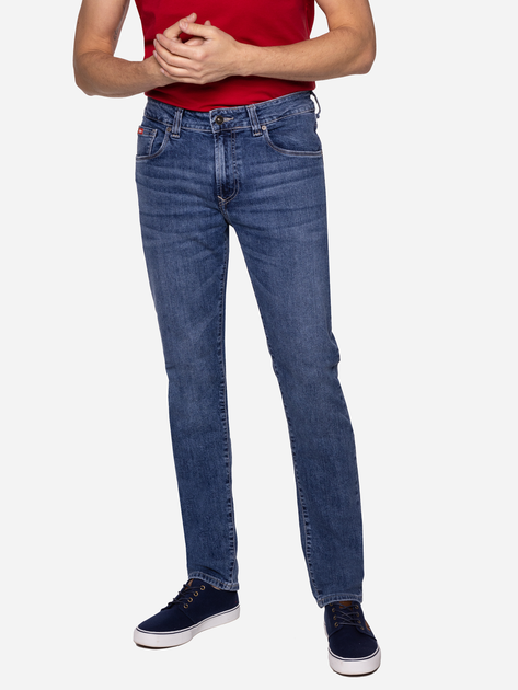 Jeansy slim fit męskie Lee Cooper NORRIS-269 34-34 Niebieskie (5904347397074) - obraz 1