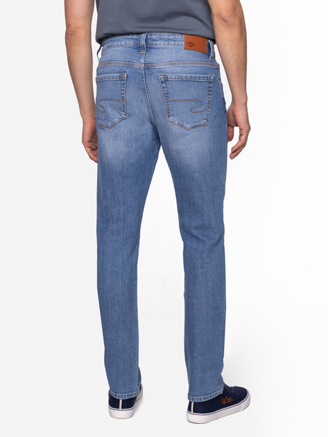 Jeansy slim fit męskie Lee Cooper NORRIS-1533 33-32 Jasnoniebieskie (5905991700982) - obraz 4