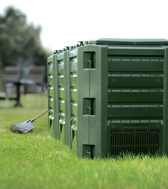 Модульний компостер Prosperplast Compogreen 1200л IKSM1200Z-G851 зелений - изображение 2