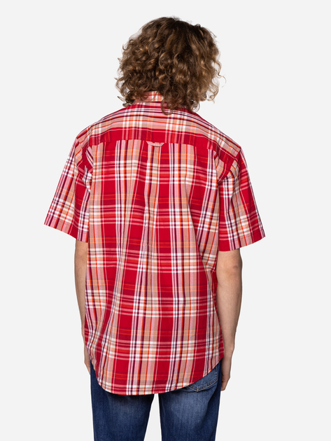 Koszula męska bawełniana Lee Cooper NEW TENBY2-LK16 3XL Czerwona (5904347390587) - obraz 2