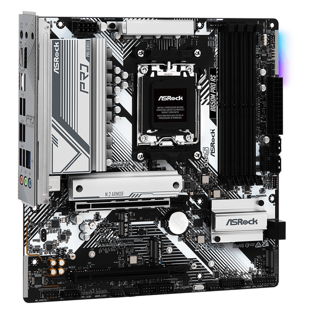 Материнская плата ASRock B650M PRO RS Socket AM5/AMD/Micro-ATX/1хHDMI/DisplayPort - изображение 3