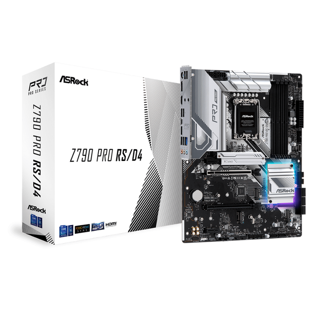 Материнська плата ASRock Z790 PRO RS/D4 Socket 1700/Intel/ATX/1хHDMI/DisplayPort - зображення 4