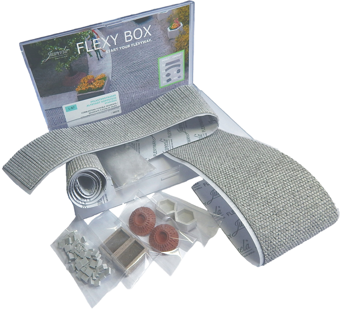 Zestaw Juweela FlexyBox starter box dla strworzenia starej ulicy 1:87 (4260360088018) - obraz 1