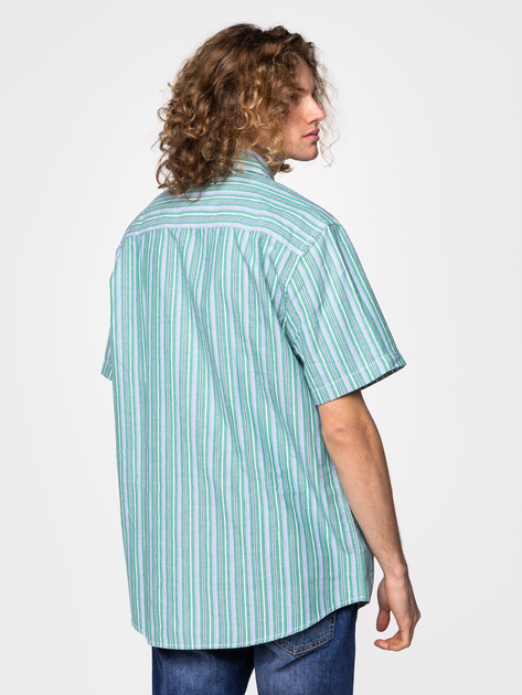 Koszula męska bawełniana Lee Cooper WILL2-9100 L Zielona (5904347389512) - obraz 2