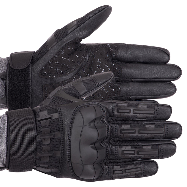 Перчатки тактические с закрытыми пальцами Military Rangers BC-9879 M Черный - изображение 1