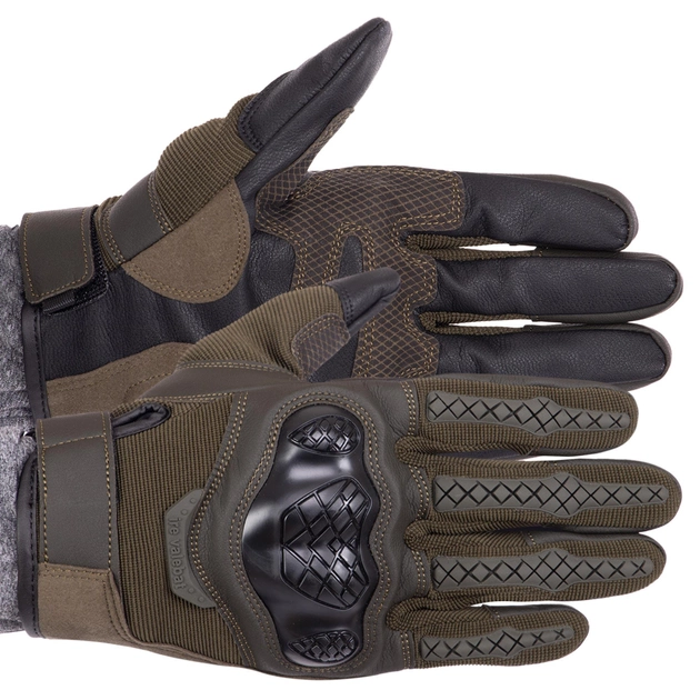 Перчатки тактические с закрытыми пальцами Military Rangers BC-9876 L Оливковый - изображение 1