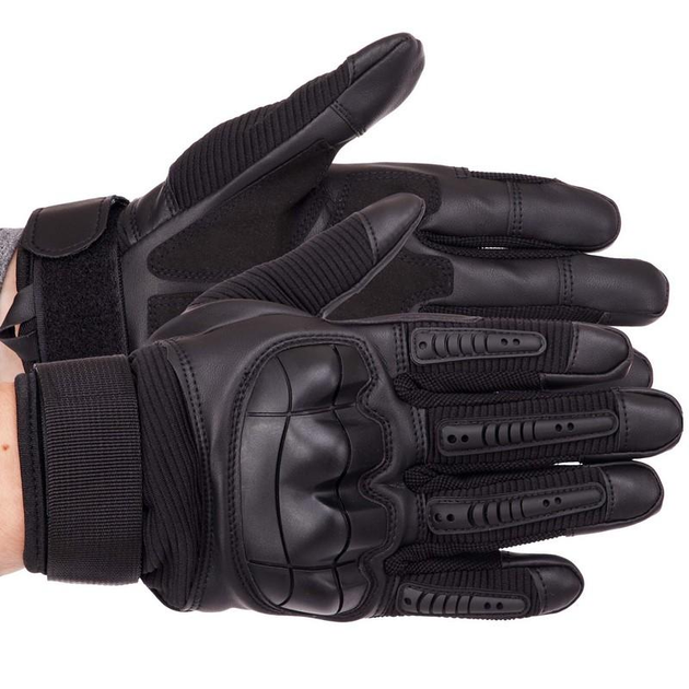 Перчатки тактические с закрытыми пальцами SP-Sport BC-8797 M Черный - изображение 1