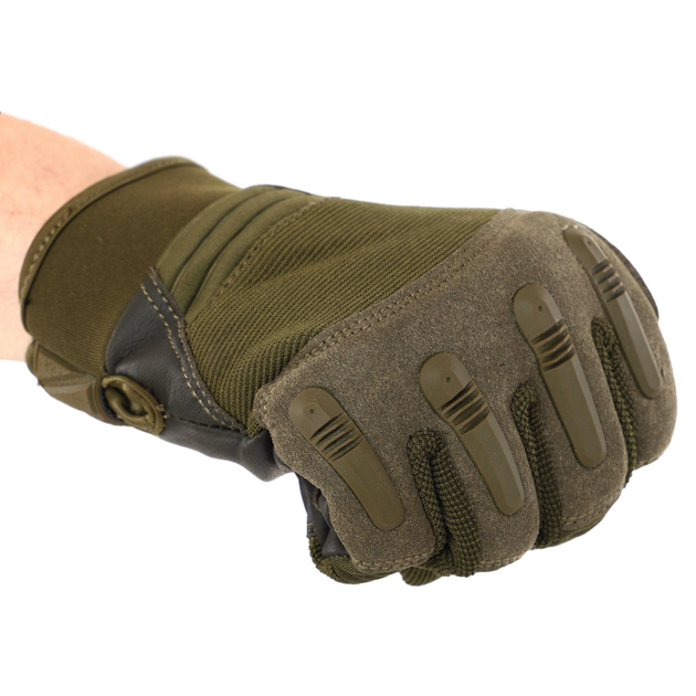 Перчатки тактические с закрытыми пальцами SP-Sport BC-8795 L Оливковый - изображение 2
