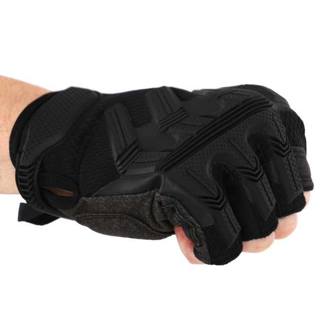Перчатки тактические с открытыми пальцами SP-Sport BC-8808 XL Черный - изображение 2
