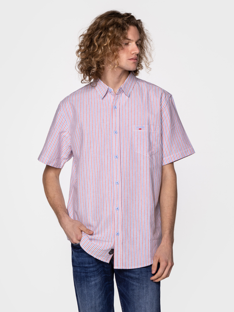 Сорочка бавовняна чоловіча Lee Cooper WILL2-9133 XL Червона (5904347389932) - зображення 3