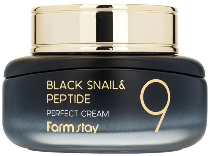 Krem do twarzy FarmStay Black Snail & Peptide 9 55 ml (8809639172483) - obraz 1