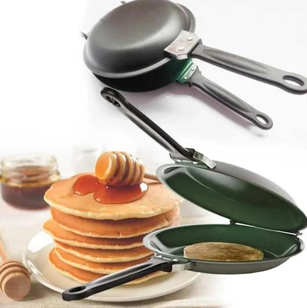 Сковородка двухсторонняя для блинов и омлетов PANCAKE MAKER – фото ...