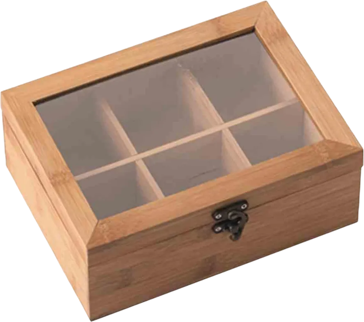 Pojemnik na herbaty Kesper Bambus FSC 21.5 x 15 x 8.5 cm (4000270589027) - obraz 3