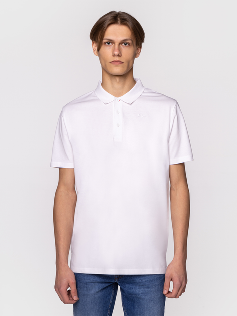 Koszulka polo męska Lee Cooper ALAN-7124 S Biała (5904347392130) - obraz 1