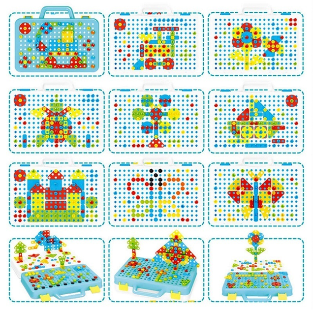 Mozaika do skręcania Creative Double Sided Box 146 elementów (5902444059215) - obraz 4