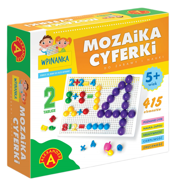 Mozaika Alexander Cyferki 415 elementów (5906018018684) - obraz 1