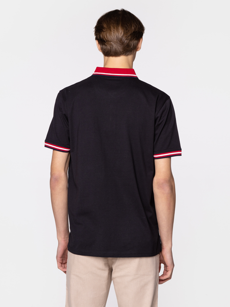 Koszulka polo męska Lee Cooper ARIC-2440 M Czarna (5904347392048) - obraz 2