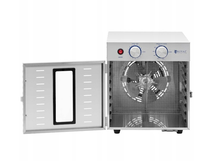 Сушилка для пищевых продуктов Royal Catering RCDA-800/23S 800 Вт 8 уровней - изображение 2