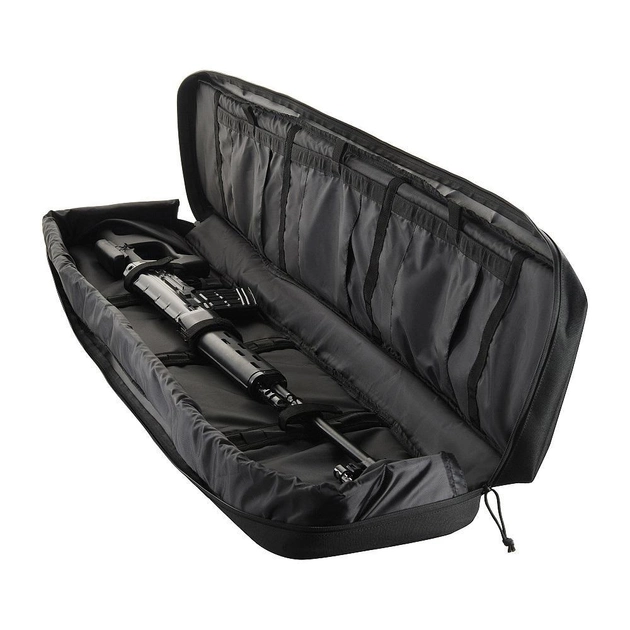 Чехол для оружия (транспортный кейс) 128 см Black (3 кармана внутри и 1 снаружи) Черный (для автомата, винтовки) - изображение 2