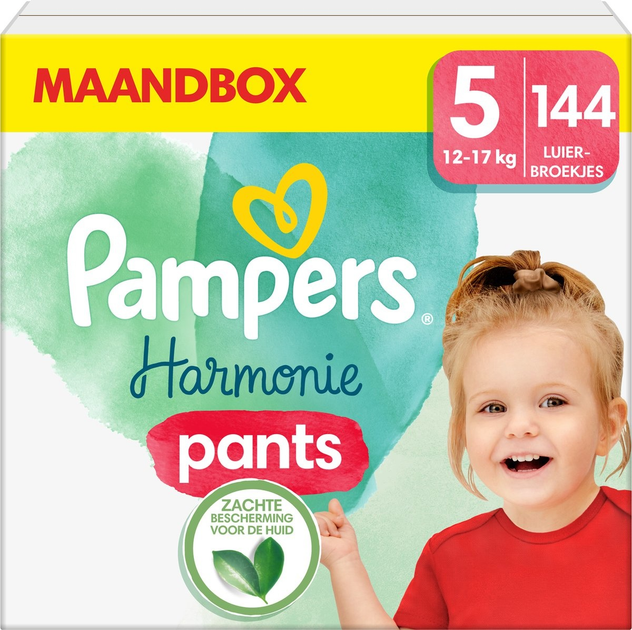 Pieluchomajtki Pampers MB Harmonie Pants Rozmiar 5 (12-17 kg) 144 szt (8006540867976) - obraz 1