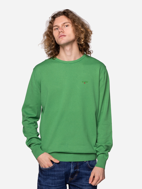 Sweter męski bawełniany Lee Cooper ANDY-ORGANIC XL Zielony (5904347387587) - obraz 1