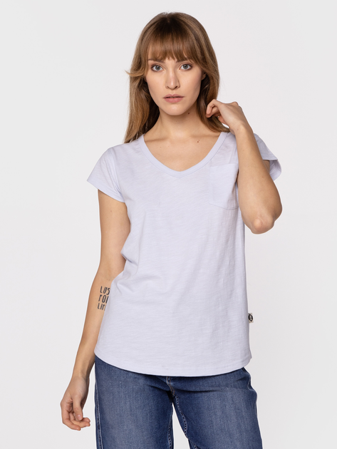 Koszulka damska bawełniana Lee Cooper OLIVIA-4046 M Błękitna (5904347389130) - obraz 1
