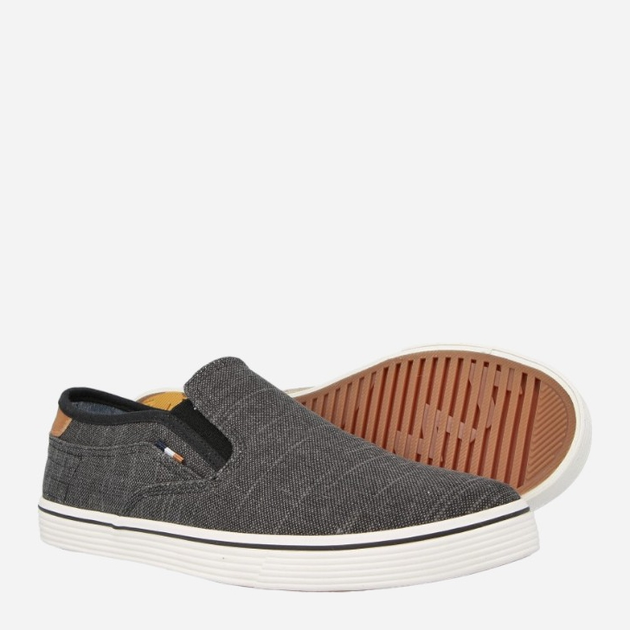Buty wsuwane męskie Wrangler Calypso Low 20241032.25Y 45 29.5 cm Czarne (5400821973241) - obraz 5