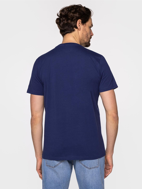 Koszulka męska bawełniana Lee Cooper COLLEGE-2400 3XL Niebieska (5904347395636) - obraz 2