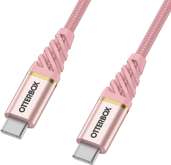 Кабель Otterbox Premium USB Type-C - USB Type-C 1 м Pink (840104218525) - зображення 1