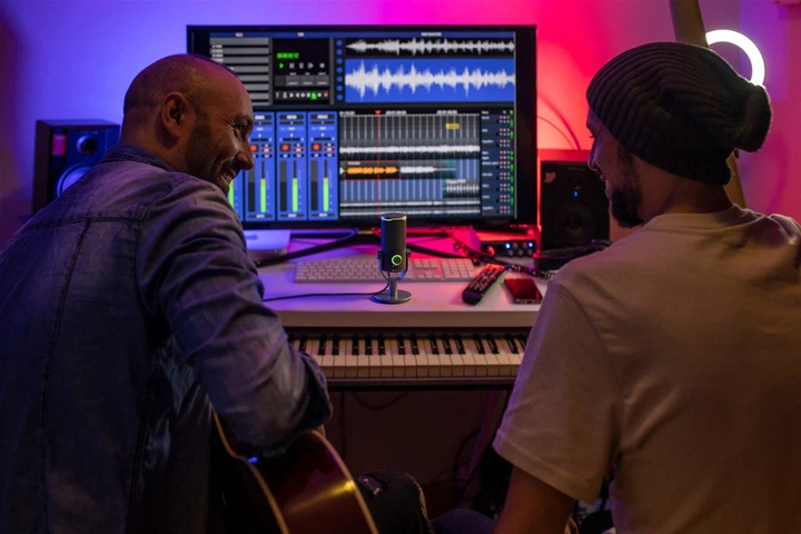 Мікрофон JBL Quantum Stream Studio (JBLSTRMSTUDIOBLK) - зображення 12