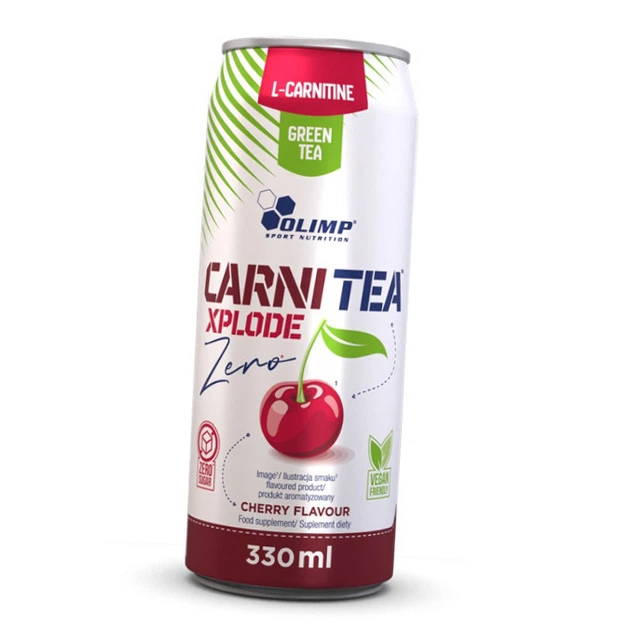 L-Карнітин та зелений чай OLIMP Carni Tea Xplode 330мл вишня - зображення 2