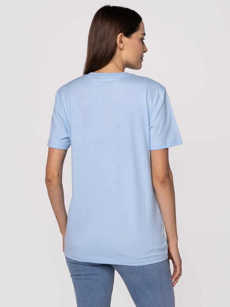 Koszulka damska bawełniana Lee Cooper DIAMOND MINI-2420 M Błękitna (5904347396305) - obraz 2
