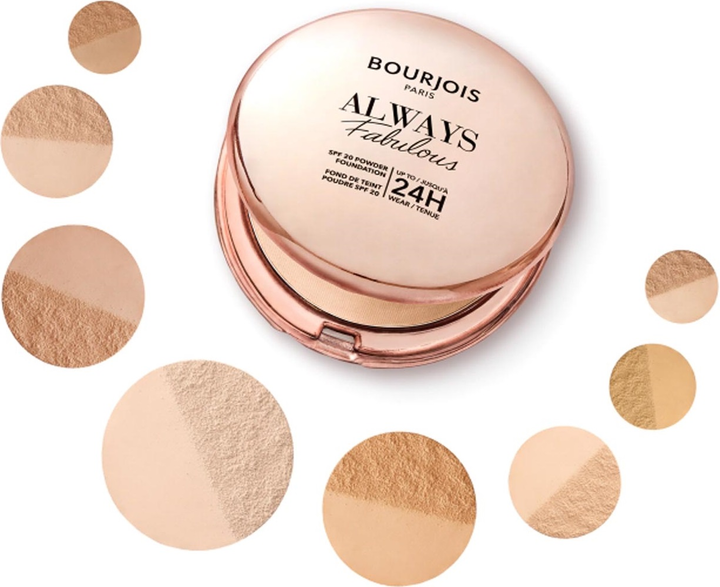 Puder do twarzy Bourjois Always Fabulous SPF 20 125 Ivory 7 g (3616305133052) - obraz 2