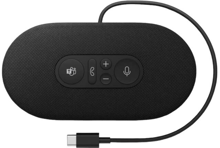 Głośnik przenośny Microsoft Modern USB-C Speaker Black (8KZ-00008) - obraz 1