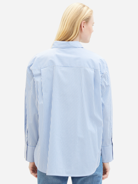 Koszula damska w paski Tom Tailor 1040551 S Niebieska (4067672192040) - obraz 2