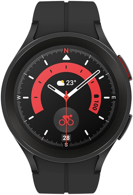 Smartwatch Samsung Galaxy Watch 5 Pro LTE 45mm Czarny (SM-R925FZKAXEF) - obraz 1