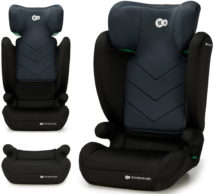 Fotelik samochodowy Kinderkraft i-Spark Czarny (5902533924943) - obraz 6