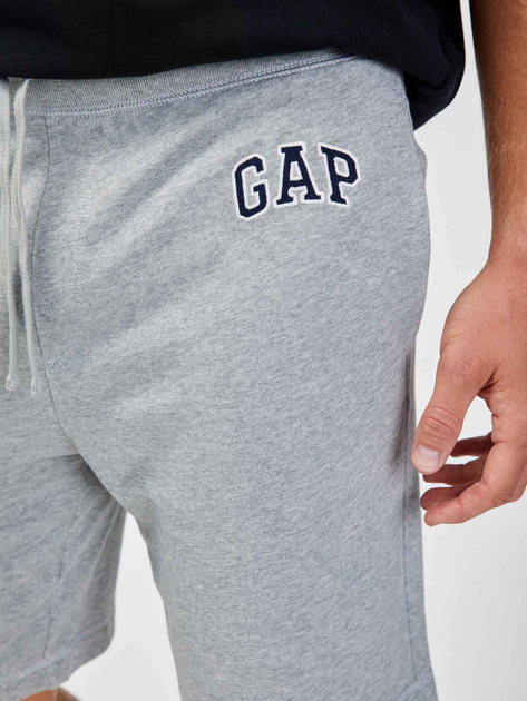 Шорти GAP XLS FT MINI ARCH SHORT L Сірий 787059-00 - изображение 3