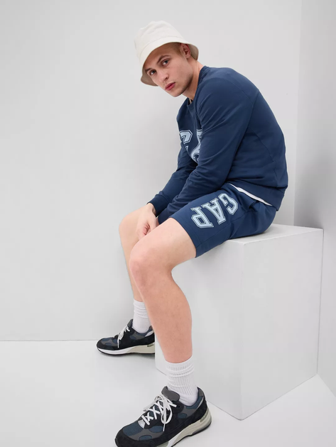 Шорти GAP V-SP23 INTX DB LOGO SHORT XL Темно-синій 562167-01 - изображение 3
