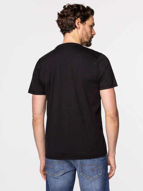 Koszulka męska bawełniana Lee Cooper OBUTCH-875 3XL Czarna (5904347394738) - obraz 2