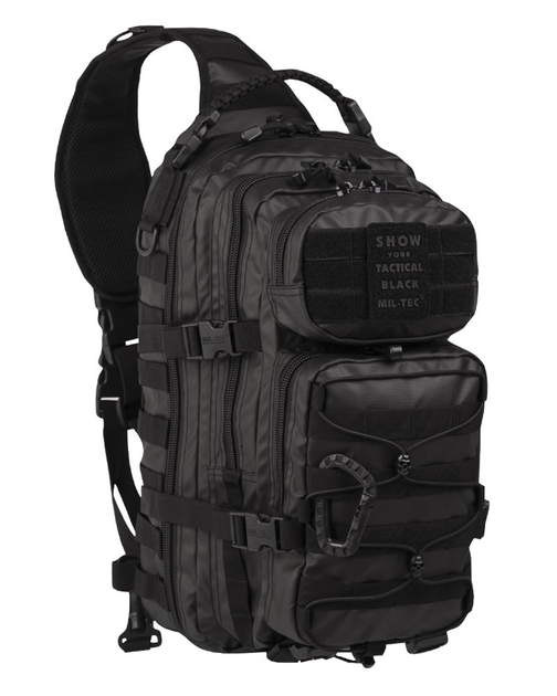 Рюкзак однолямочный TACTICAL BLACK ONE STRAP ASSAULT PACK LARGE Black - изображение 1