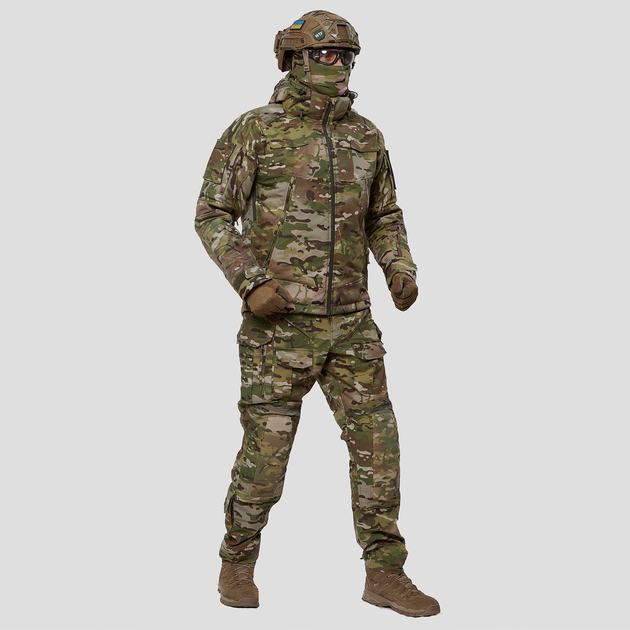 Комплект військової форми. Зимова куртка + штани з наколінниками UATAC Multicam Original 3XL - изображение 1