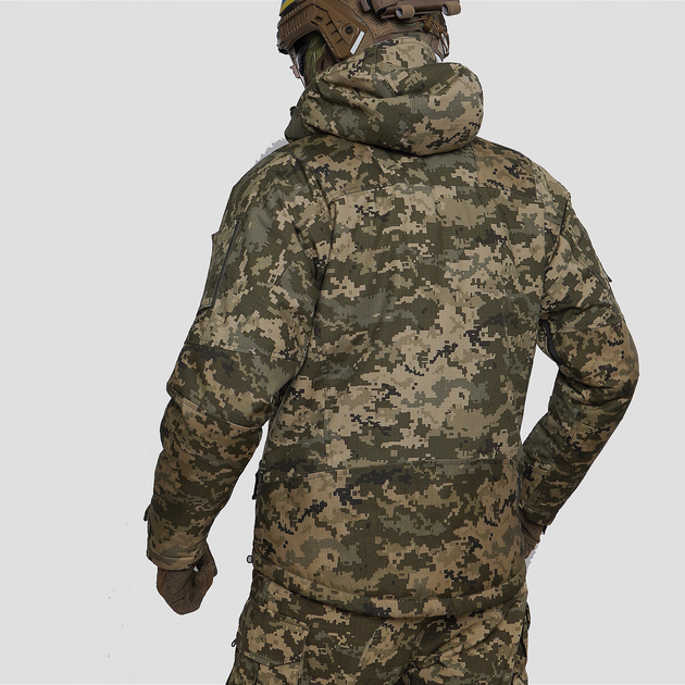 Зимова тактична куртка UATAC Pixel RIP-STOP Climashield Apex S - изображение 2