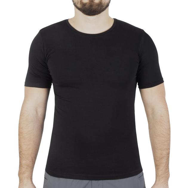 Футболка однотонная Sturm Mil-Tec Top Gun T-Shirt Slim Fit 2XL Black - изображение 1