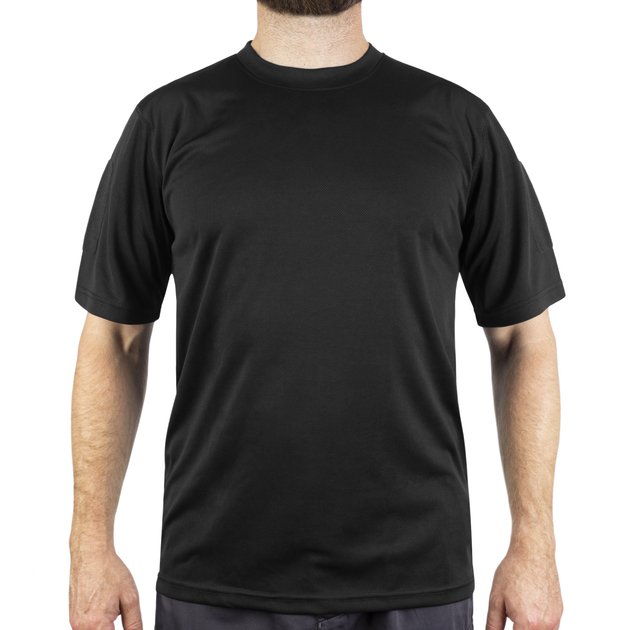 Футболка Sturm Mil-Tec Tactical T-Shirt QuickDry S Black - изображение 1