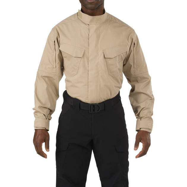 Сорочка тактична 5.11 STRYKE™ TDU® LONG SLEEVE SHIRT 2XL TDU Khaki - зображення 1