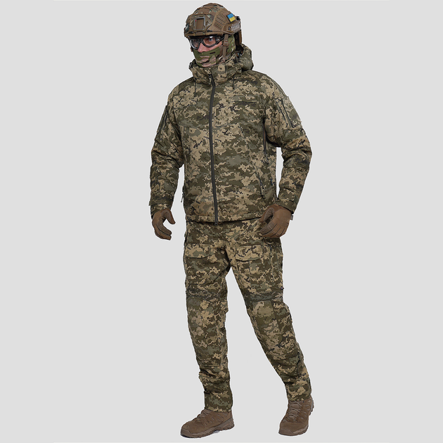 Набір воєнної форми. Зимова куртка + штани з наколінниками UATAC Pixel S - зображення 1
