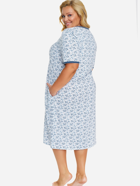 Нічна сорочка жіноча бавовняна Doctor Nap TB.5157 XL Різнокольорова (5902701194581) - зображення 2